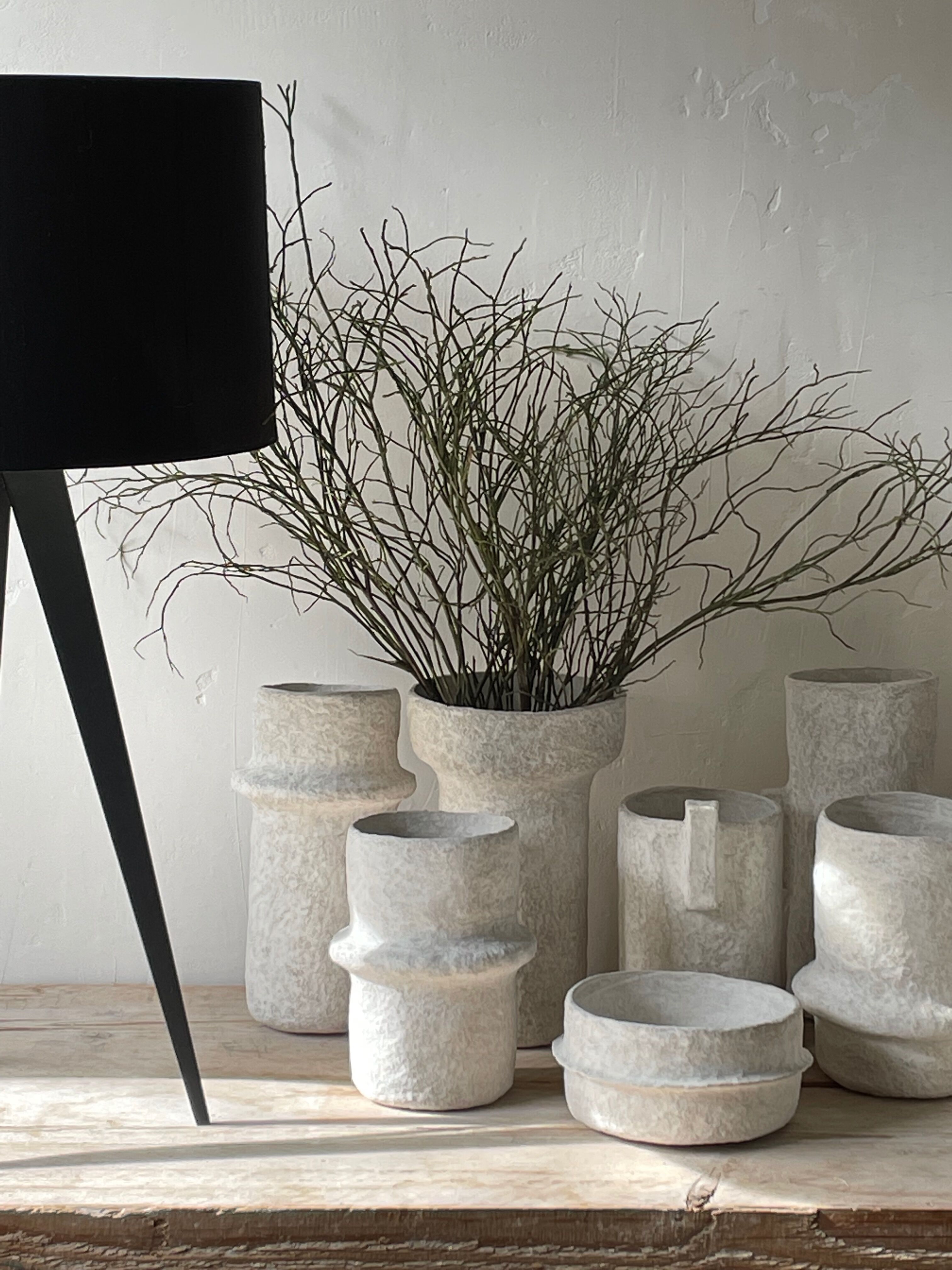 Papier-MÂCHÉ vase