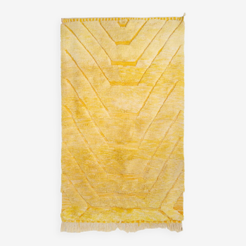 Tapis berbere mrirt jaune clair 250 x 156 cm
