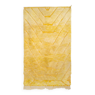 Berber mrirt rug light yellow 250 x 156 cm