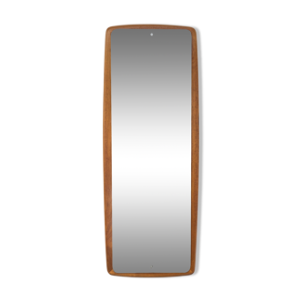 Teak mirror mid century, 1960's 34x95cm