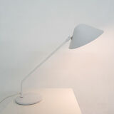 White metal Hala desk light, The Netherlands 1970