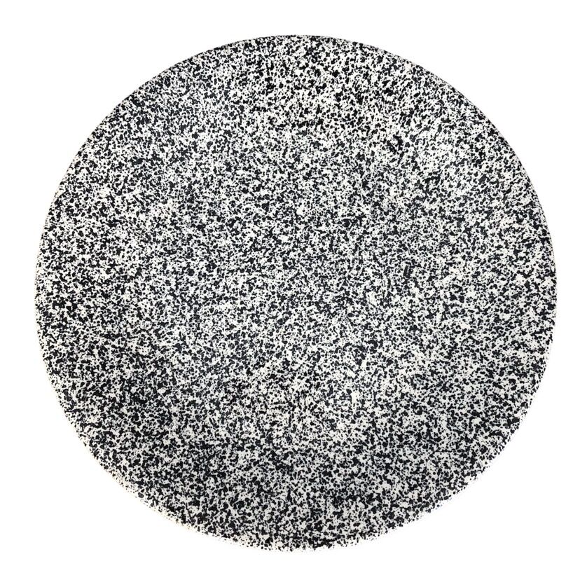 Two vintage speckled plates