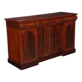 Victorian-style antique English buffet in mahogany, 20th century.
