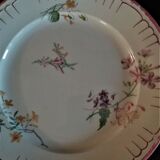 Assiette plate faïence de Choisy le Roi pour Au vase étrusque Paris