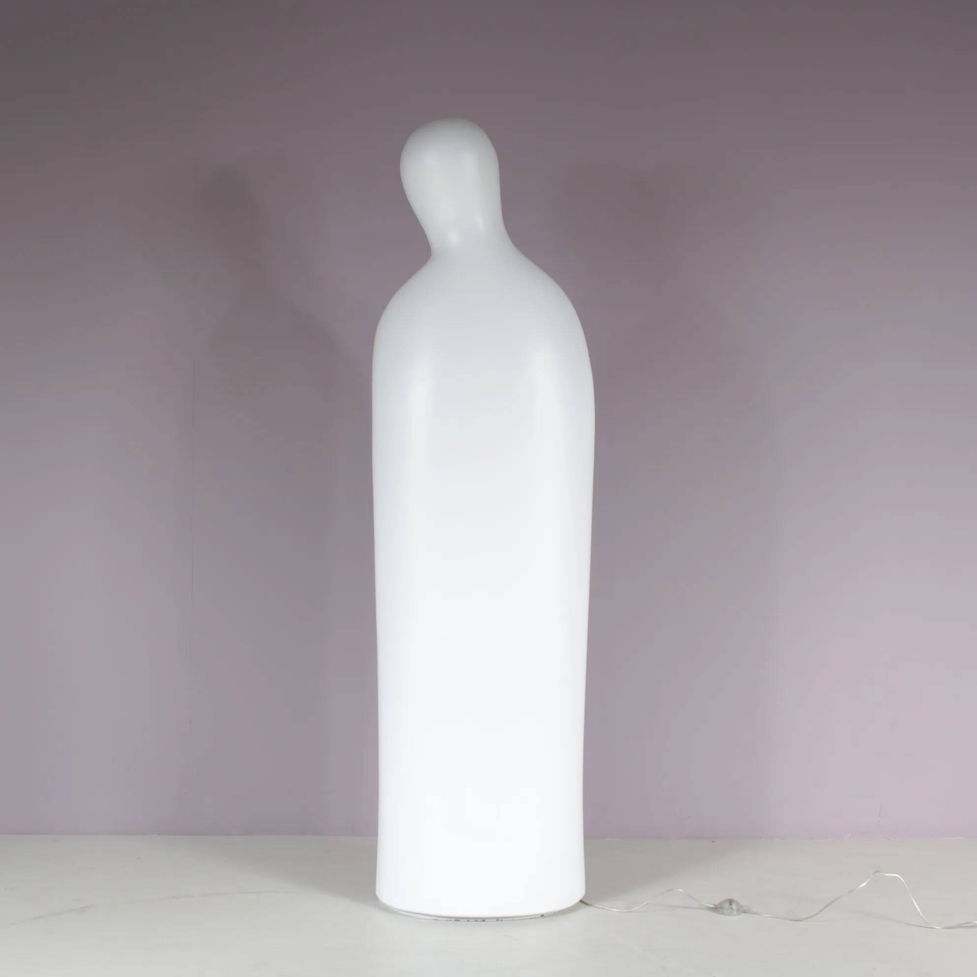 “Dulcinea” floor lamp by Mimmo Paladino for Danese, Italy 2000s