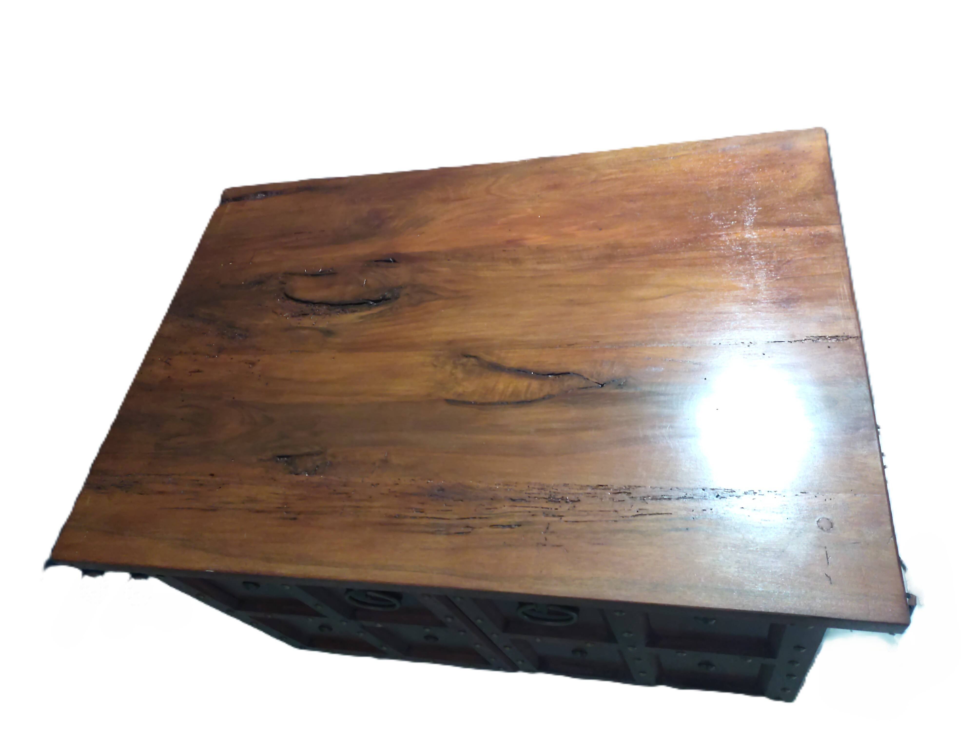 Traditional studded TV cabinet, inspired by heroic fantasy.