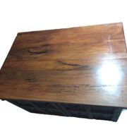 Traditional studded TV cabinet, inspired by heroic fantasy.