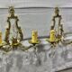 Pair of Wall Lamp Bronze And Crystal 2 Lights