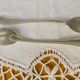 12 oyster forks with Spatours decoration / silver-plated metal mesh - good condition