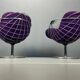 Rudi Verelst Set of 2 Original "Atomic" Ball Wire Lounge chairs, 1971