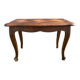 Small coffee or side table, oak, marquetry, Louis XV style, vintage