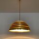 Brass Dome Pendant Lamp by Vereinigte Werkstätten