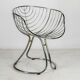 Chaise pan am chromée par Gastone Rinaldi pour rima