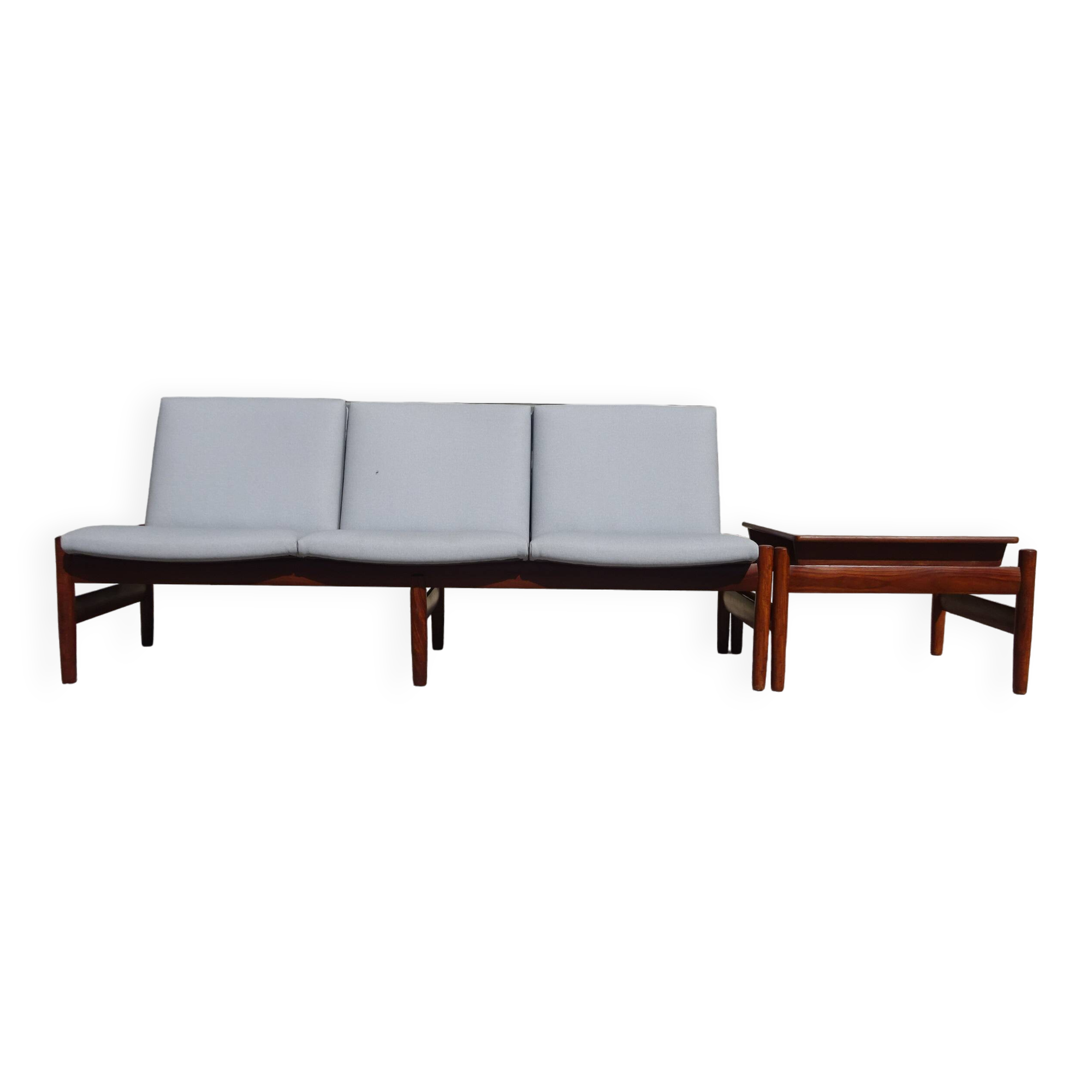 Modular bench and coffee table signed