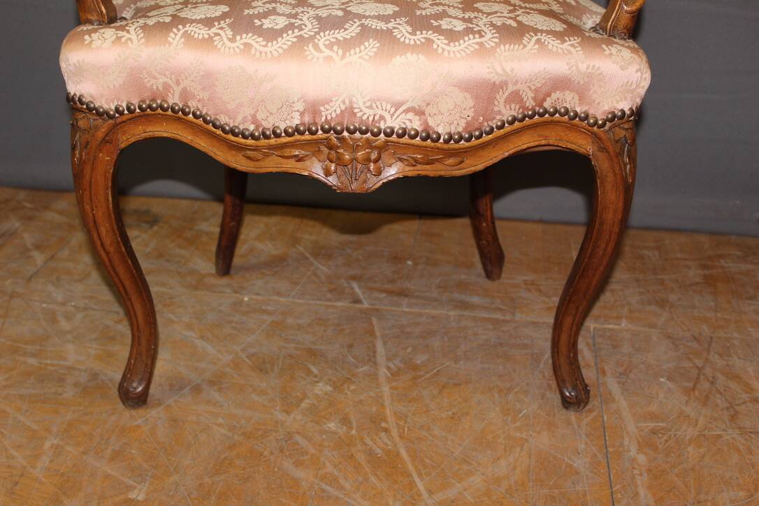 Louis XV Period Armchair In Beech XVIII