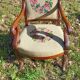 Fauteuil cabriolet d'époque Restauration / XIXe siècle