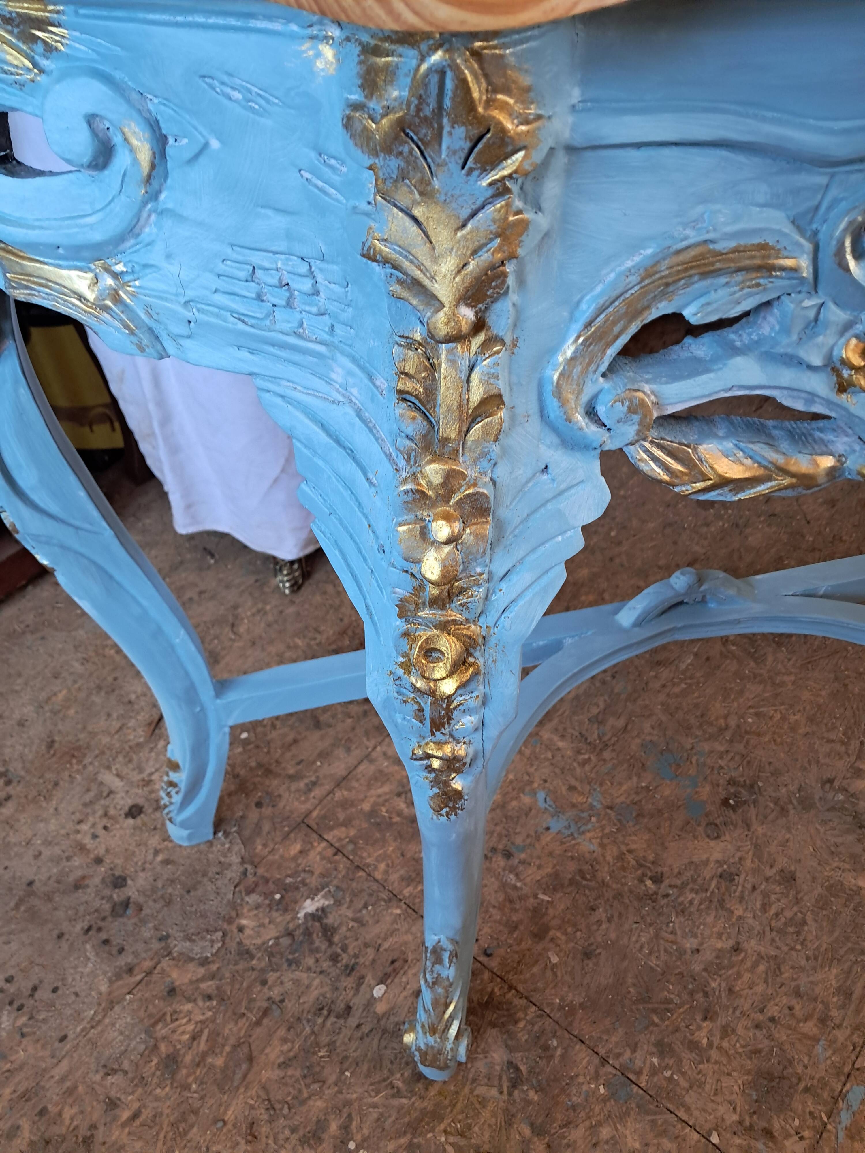 painted console
