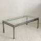 Table basse maison Jansen vintage 70's design Guy Lefevre