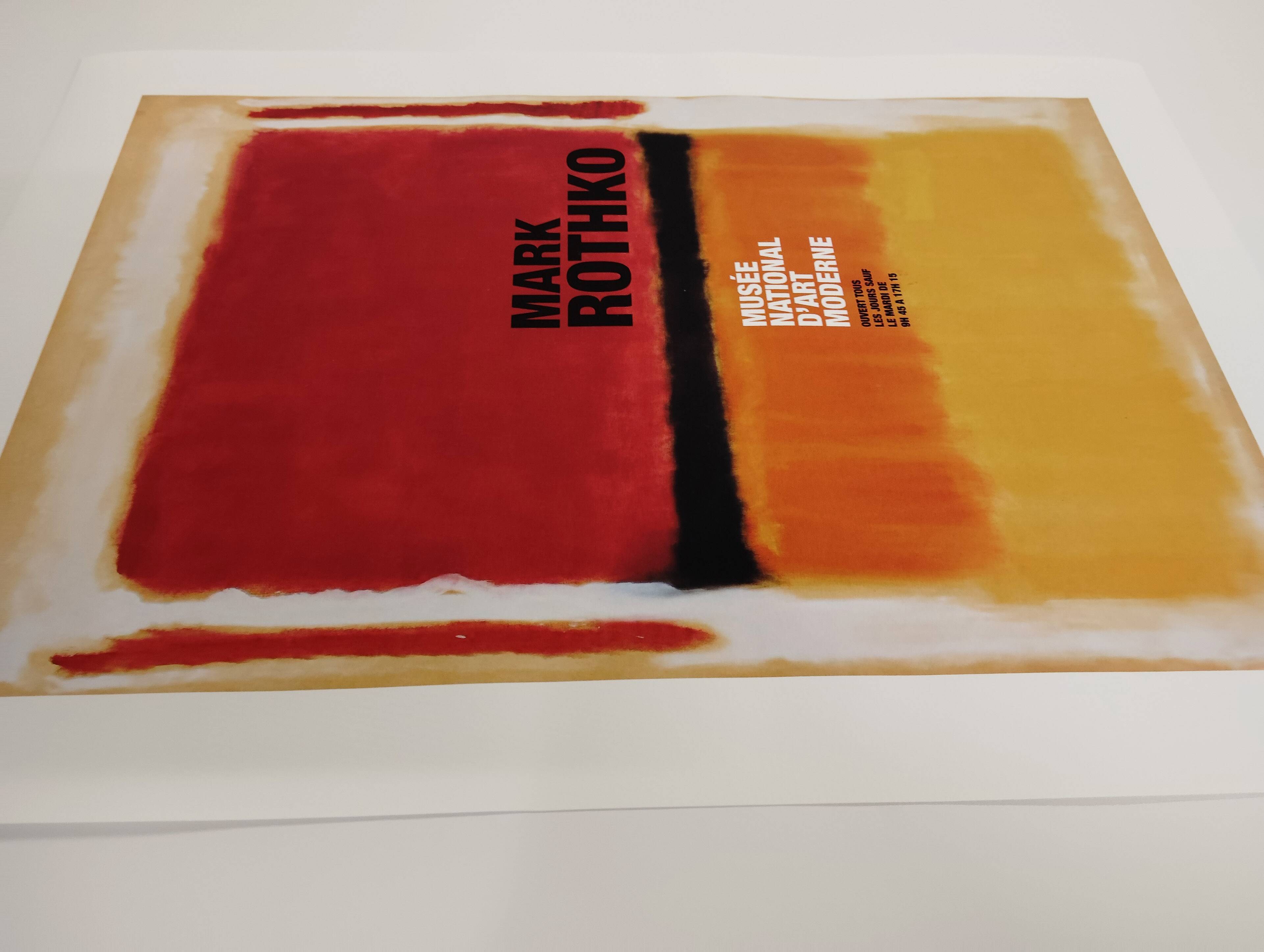 MARK ROTHKO exhibition poster