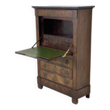 19th century mahogany and mahogany veneer secretary