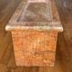 Pink marble coffee table