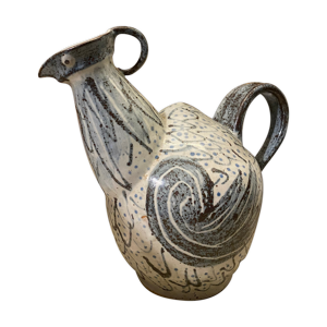 Vase poule en céramique La Borne