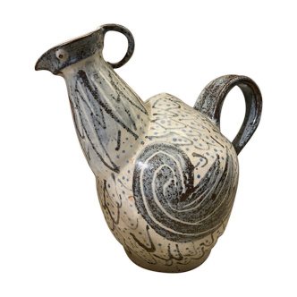 Vase poule en céramique La Borne
