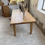 Table de ferme extensible en chêne massif