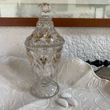 Drageoir ou bonbonnière en cristal ancien