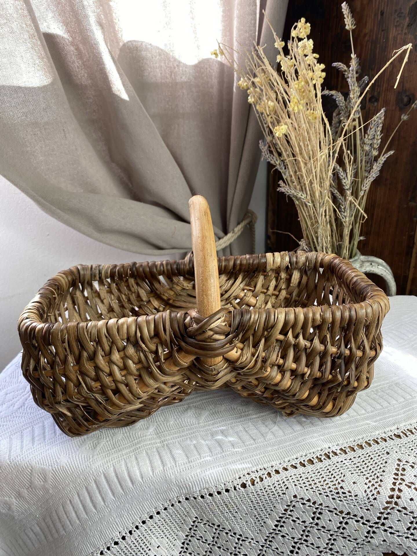 Rattan split basket