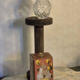 Crystal pear candy bowl