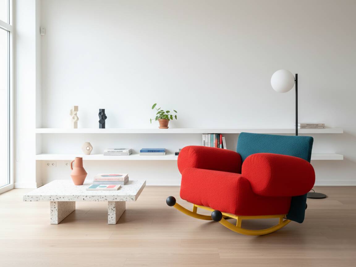 Topolino Rocking Chair by Seveso & Trezzi for Felice Rossi, 1980s