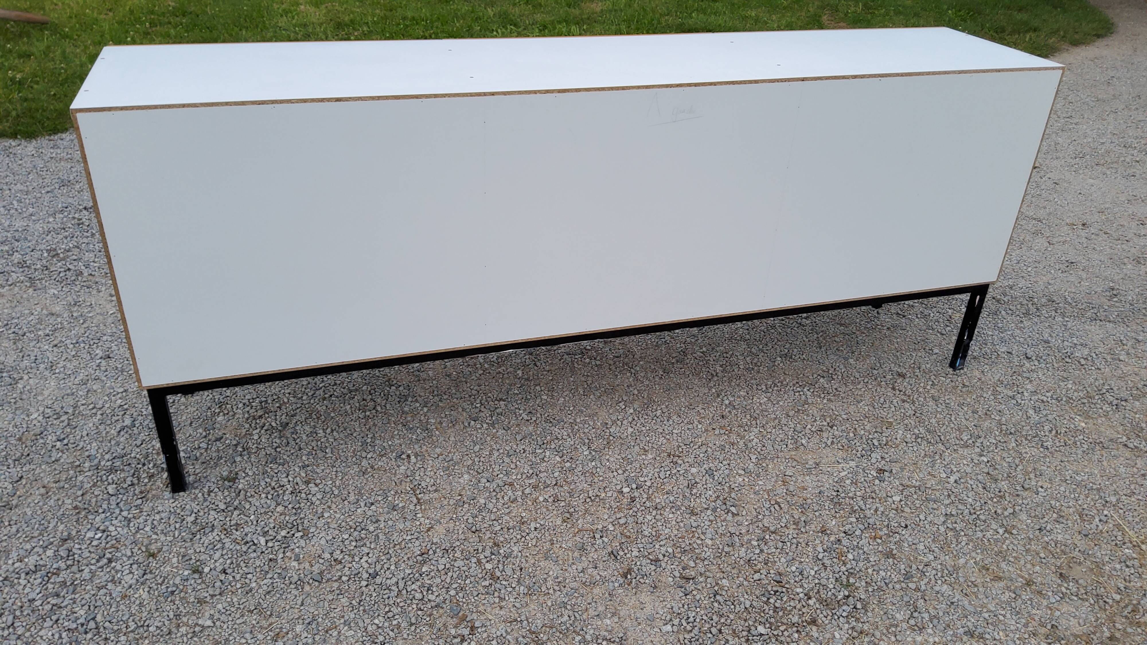 Enfilade store furniture of the 70s six large drawers