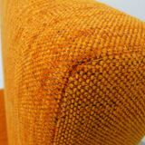 vintage orange armchairs