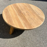 Solid oak coffee table