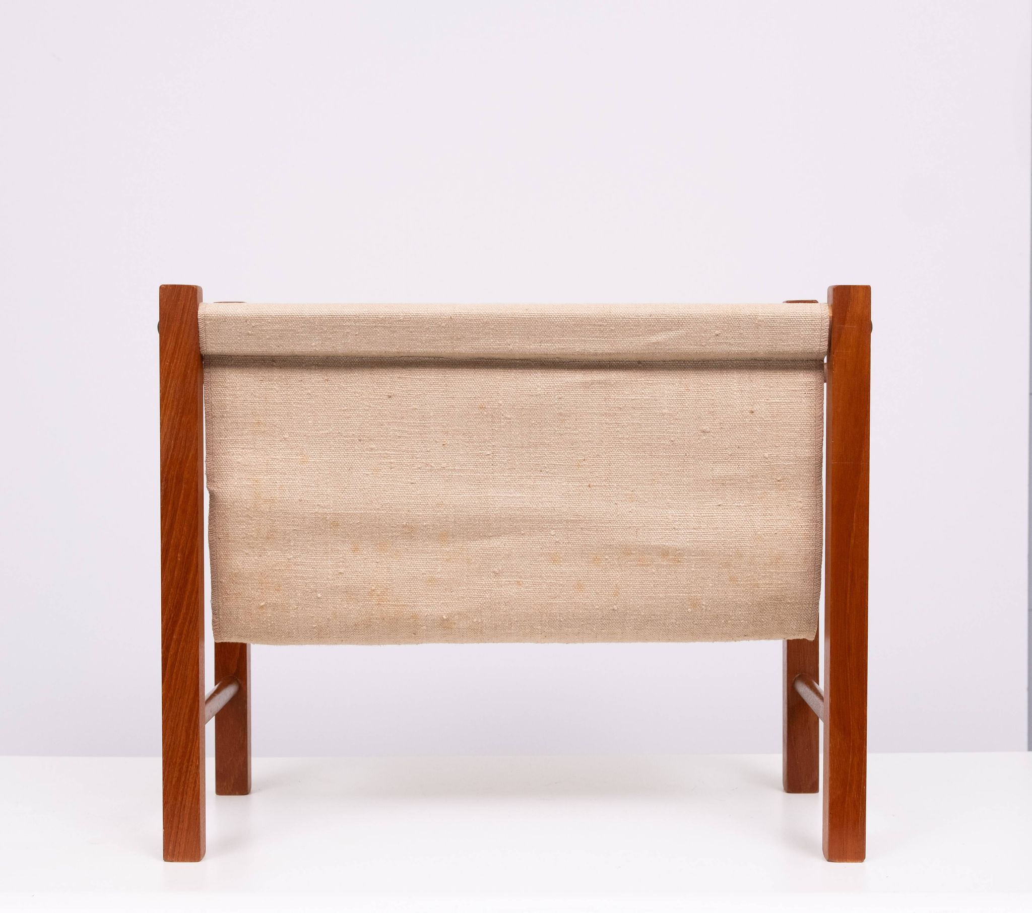Scandinavian Teak Magazine Rack 1960s