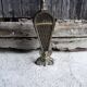 Old Peacock Fire Screen / Brass Fireplace Fan