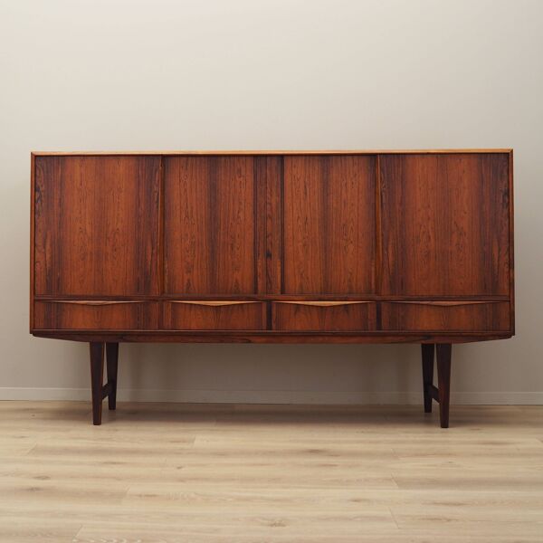 Enfilade en palissandre, design danois, années 1960, designer : E.W. Bach