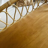 Rattan desk