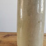 Vintage stoneware and rope lamp