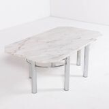 Modern Italian design marble coffee table