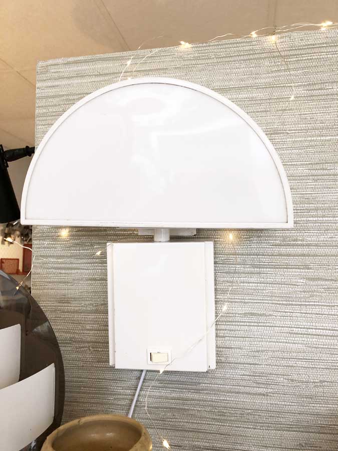 Pair of "Olympe" wall lights by Guzzini, 1970