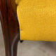 Newly upholstered Mid Century Vintage rosewood chairs
