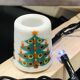Mini German porcelain fir candle holder