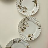 Haviland service plates, dishes on pedestals and soup tureen