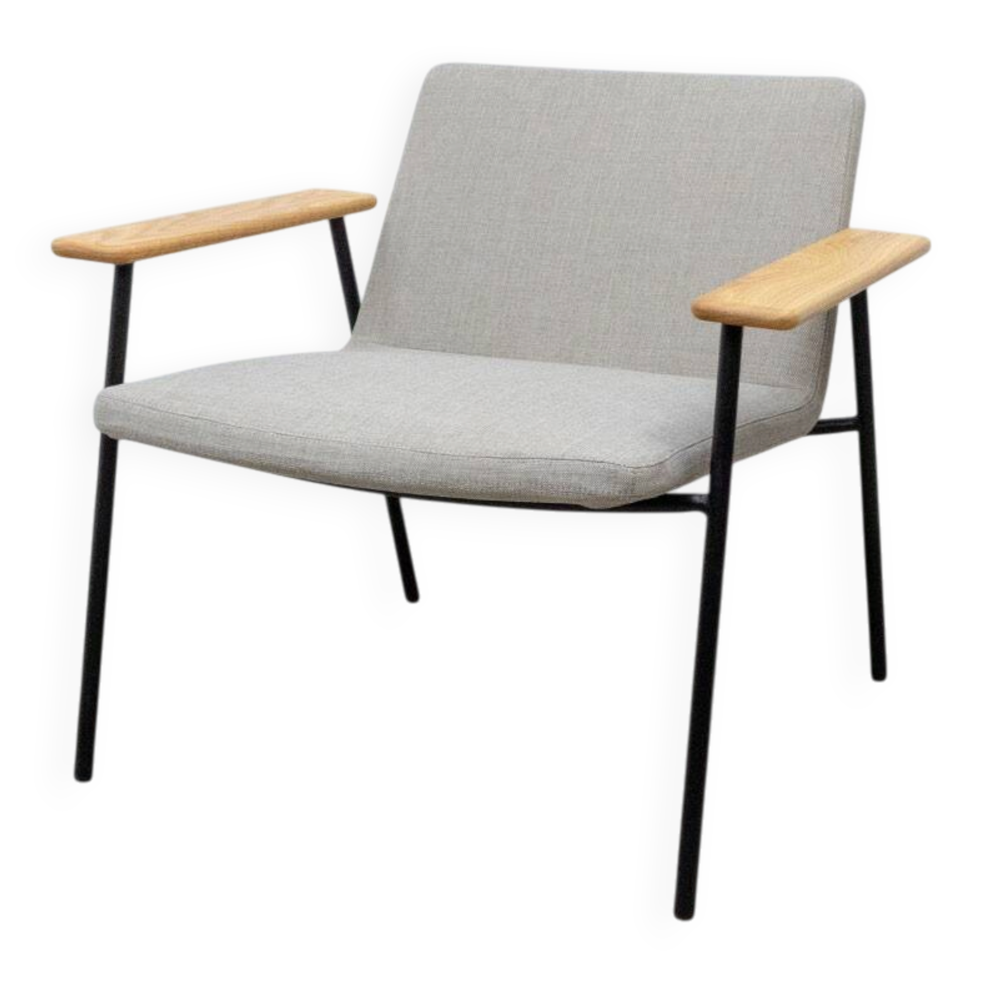 Fauteuil lounge en tissu beige Inclass Xail