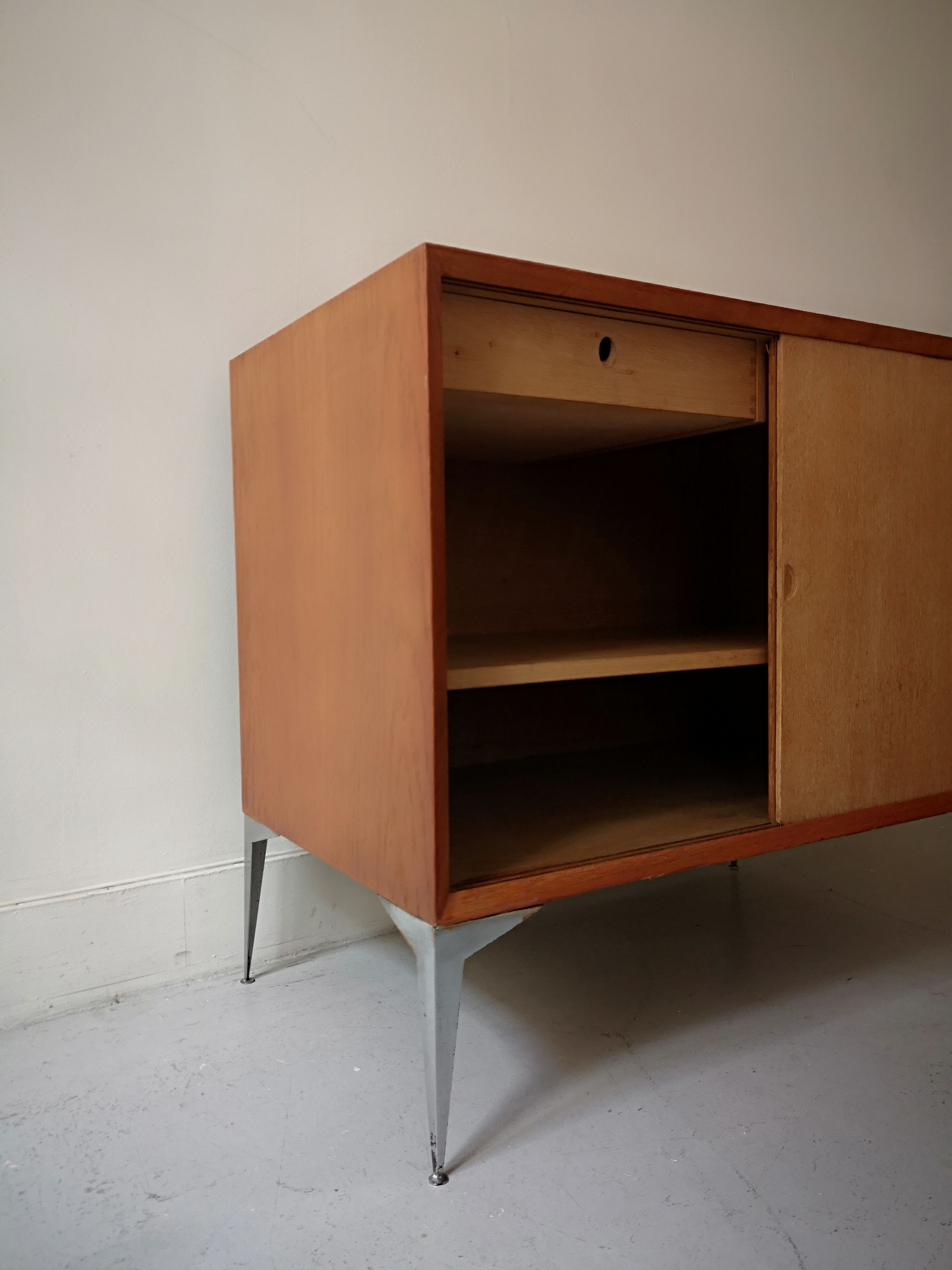 Wood and metal sideboard by Poul Cadovius for Cado, 1960