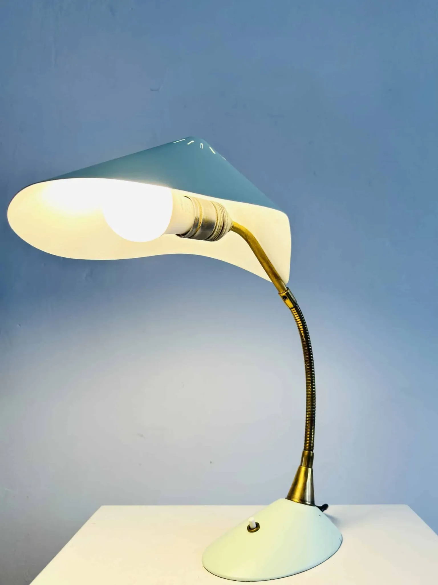 Cobra Desk Lamp By Gebrüder Cosack, Germany, 1950S