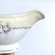 Vintage sauce boat L'Amandinoise model Paola white cream flowers