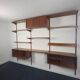 Modular bookcase vintage teak Danish, Designed by Kai Kraistensen for FM Mobler